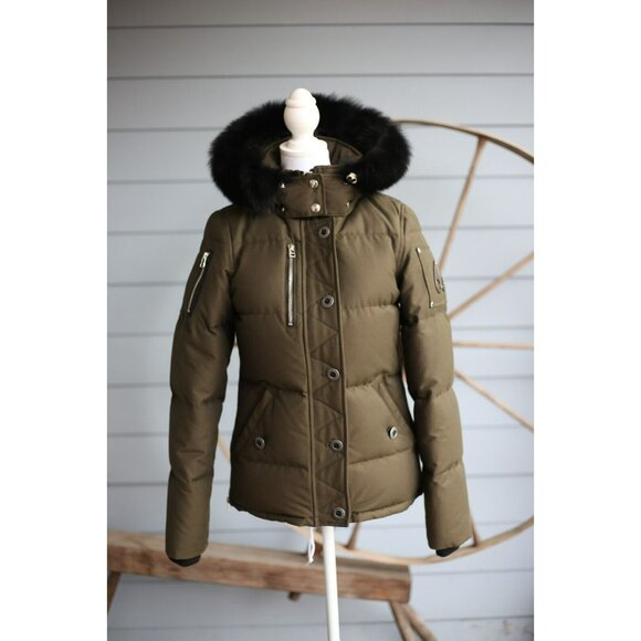 NWT Moose Knuckles 3Q Jacket in Khaki Green Small $1,095